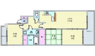 リブレ刀根山の物件間取画像